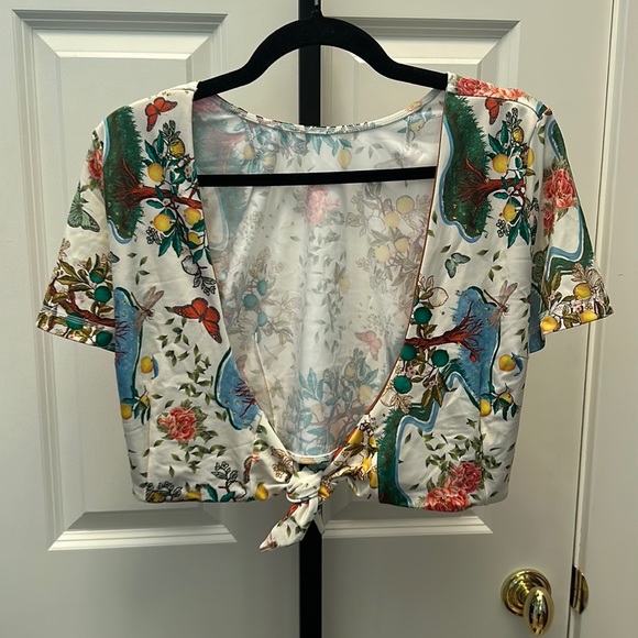 HAH Hot As Hell (Free People) All Tied Up Reversible Top NEW - Picture 2 of 4